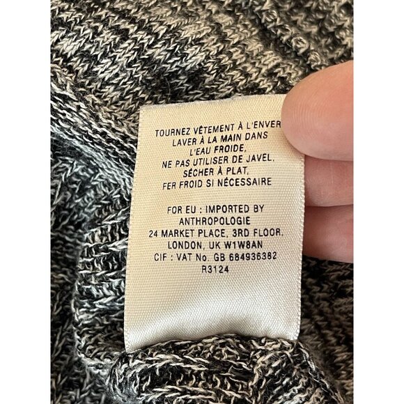 Anthropologie Sparrow Cardigan Medium Open Knit Boho Bonfire Linen - Picture 10 of 10